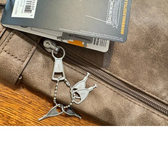 Browing Women's Premium Holstered Handbag with Safety Locks Distressed Brown - Picture 7 of 7